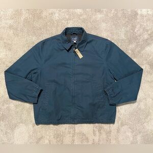 NEW J Crew Herrington Jacket Men’s XL Detroit Style Cotton NWT Navy Blue